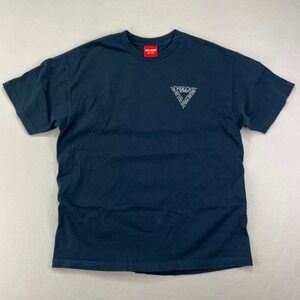 FULL‎ SEND Nelk Boys T-Shirt Mens XL Dark Navy Triangle Graphic Spell-Out Tee